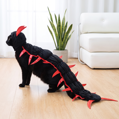 CrawlCat — Disfraz de Ciempiés para Gatos | Ajuste de 4 Puntos, No Se Cae